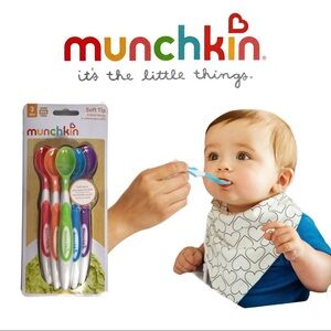 Munchkin's Soft-Tip Ergonomic Infant Spoons.